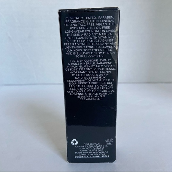 COVER FX Natural Finish Foundation P120 DEEP Full Size 30ml/1oz New Boxed - Picture 12 of 15